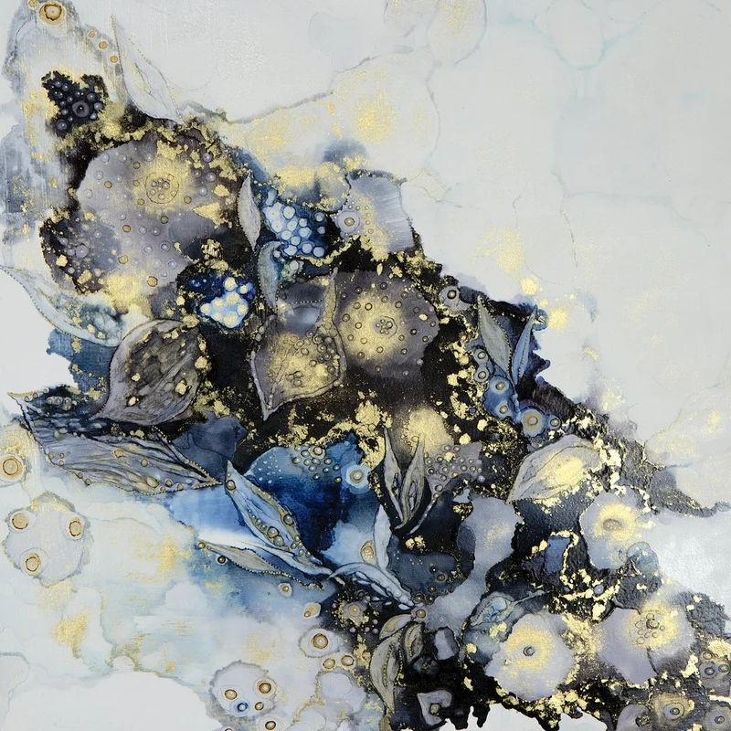 Organic Indigo Gold Flow