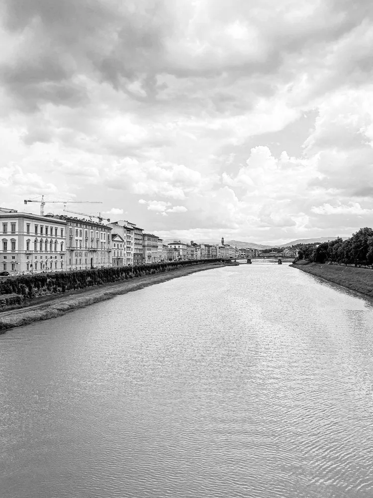 Black White Florence River