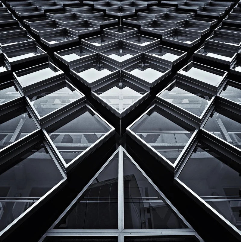 Modern Geometric Facade