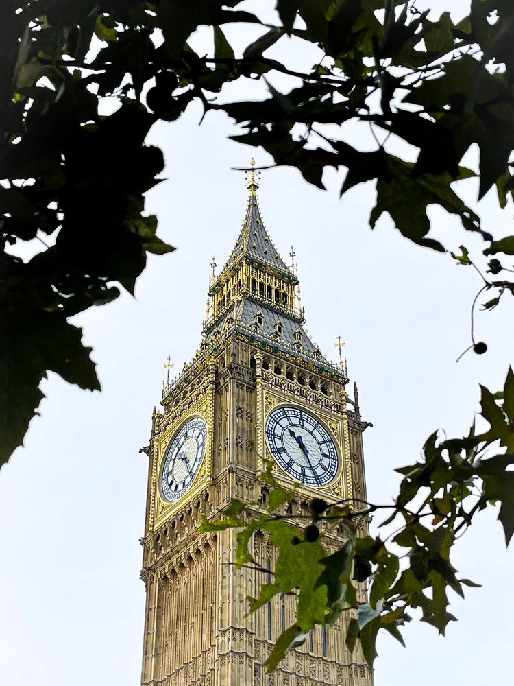 Big Ben Through Leaves