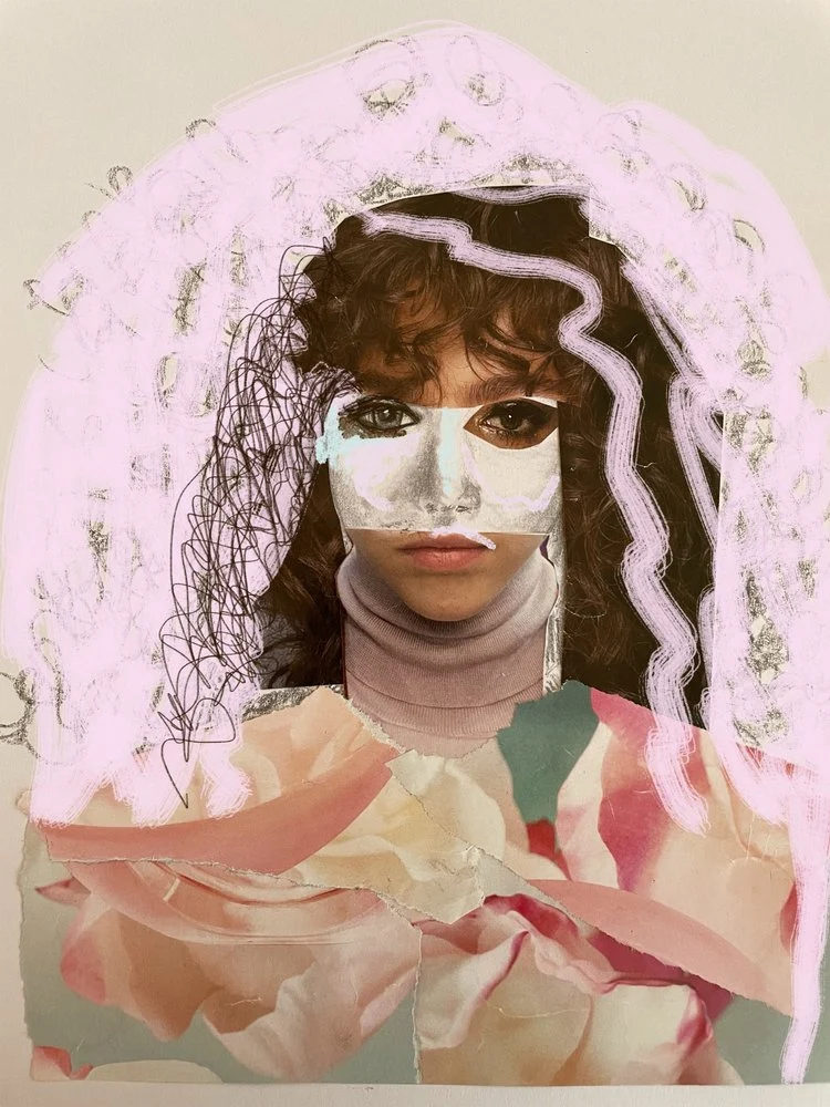 Masked Floral Portrait