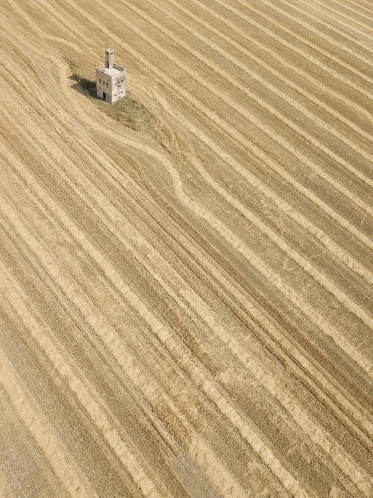 Stone Building Winding Fields
