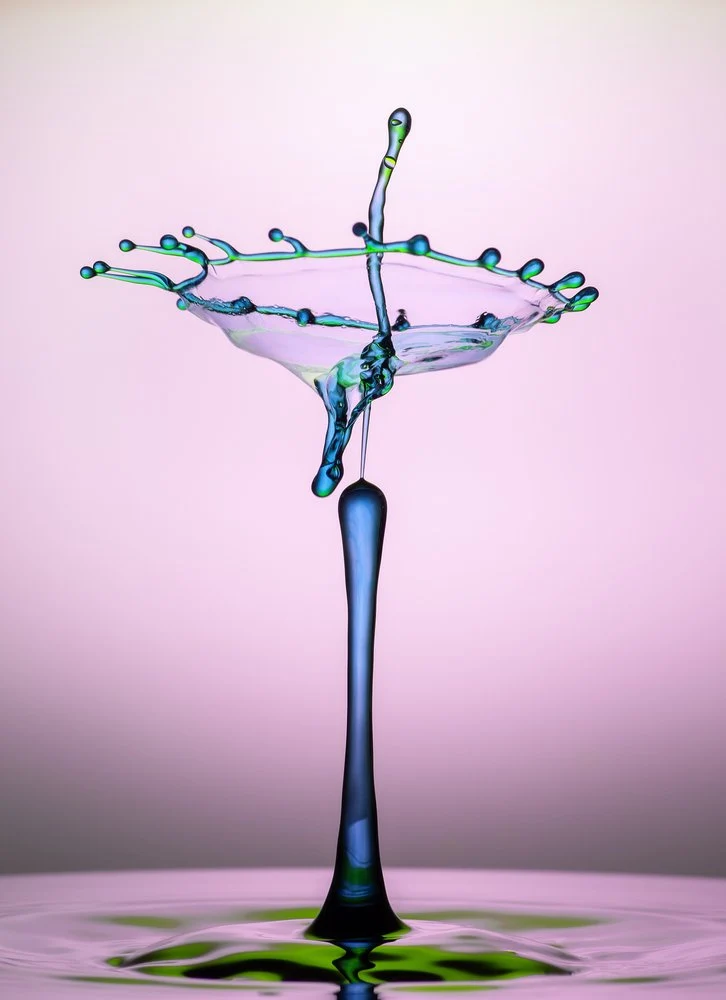 Vibrant Water Collision