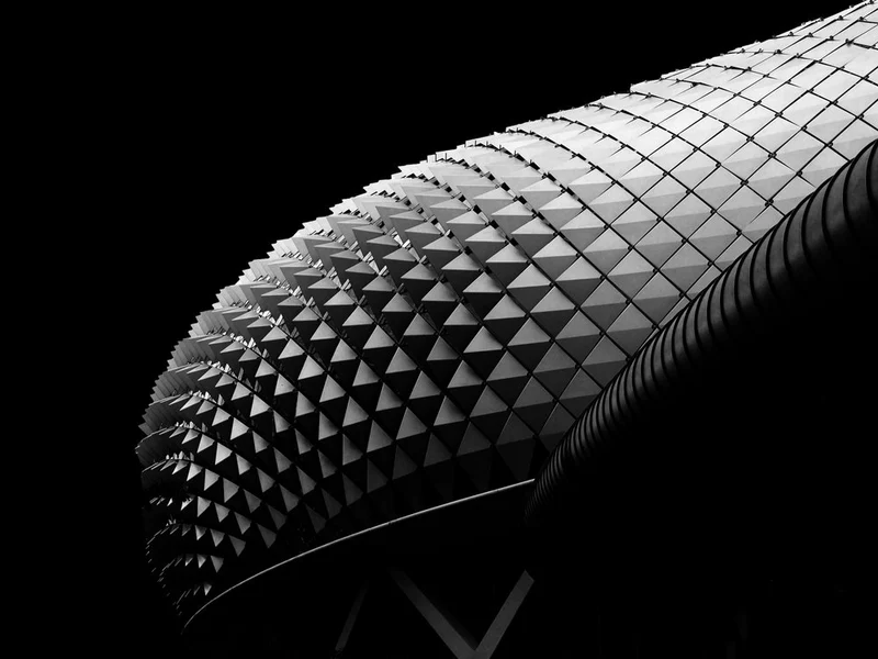 Modern Geometric Facade