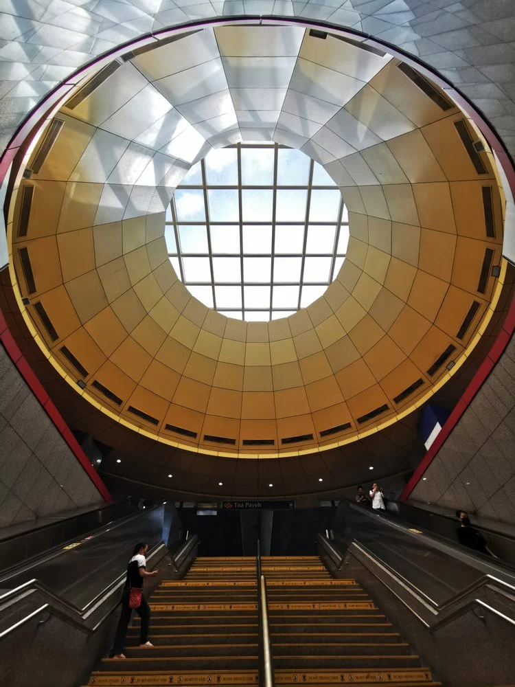 Golden Subway Skylight