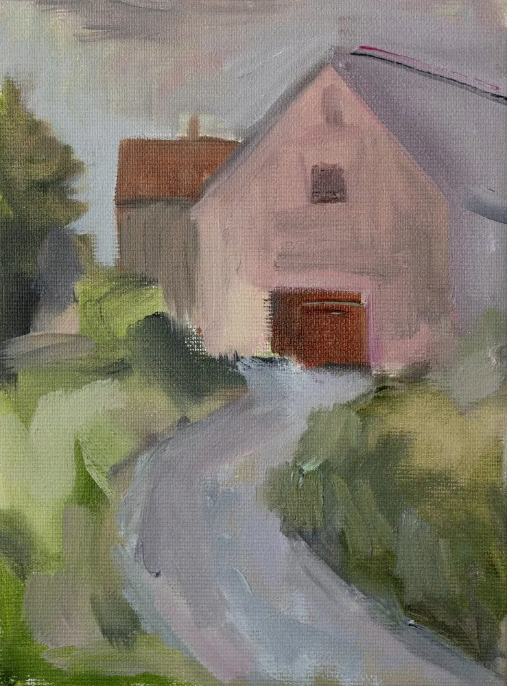 Barn on a Rural Road