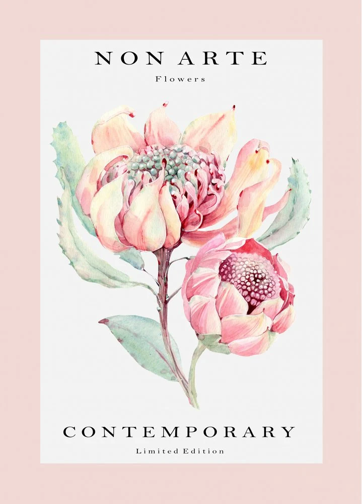 Blush Watercolor Flowers