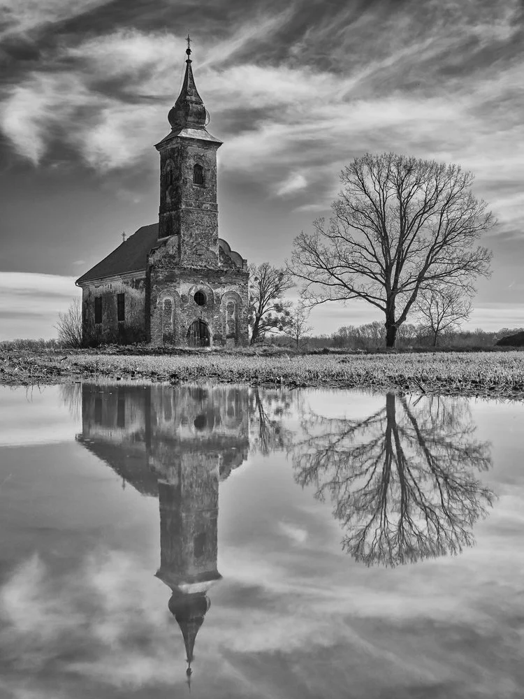 Abandoned Church Reflection