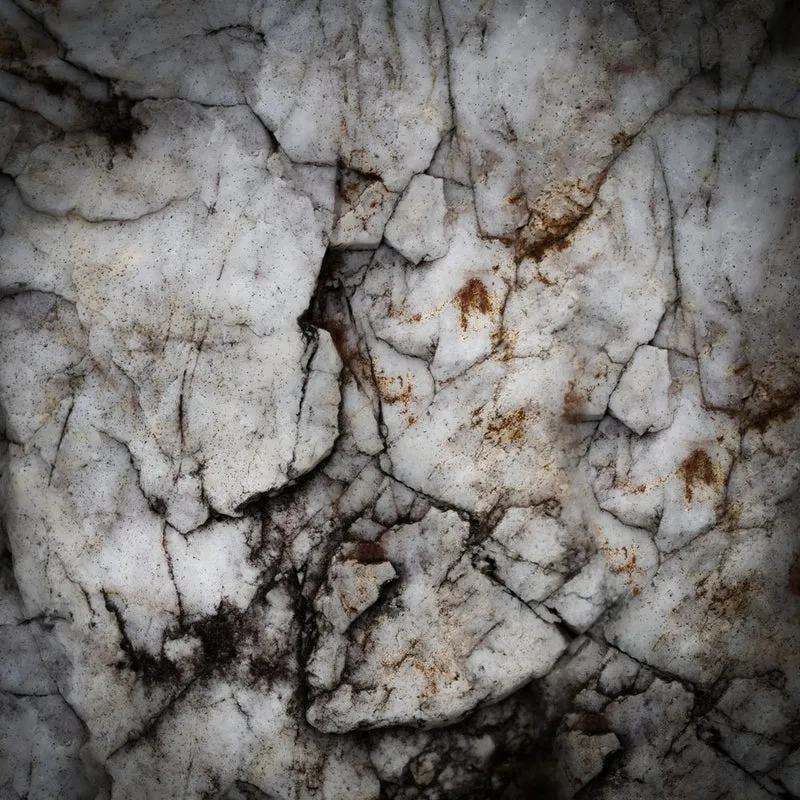 Cracked White Stone