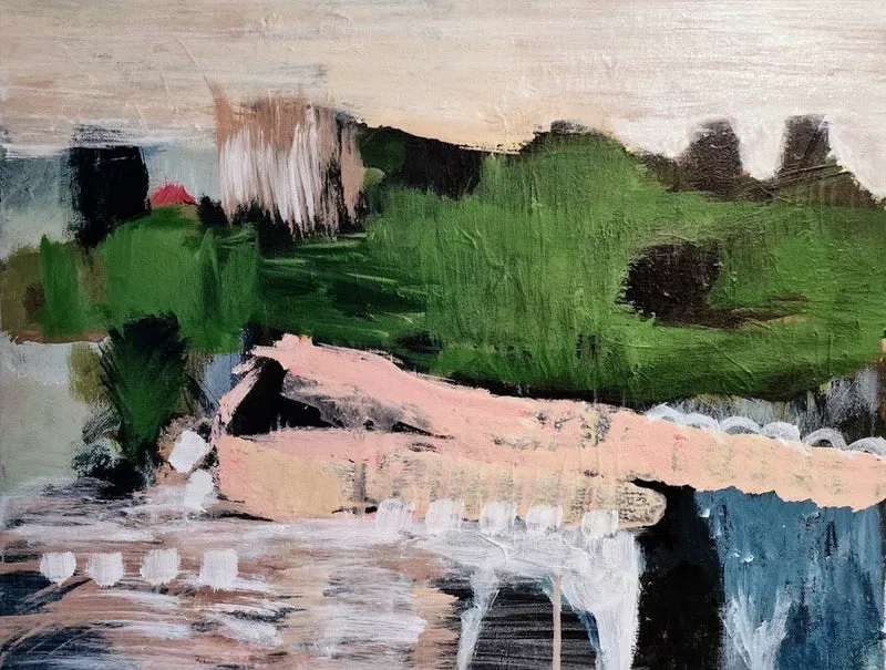 Serene Abstract Landscape