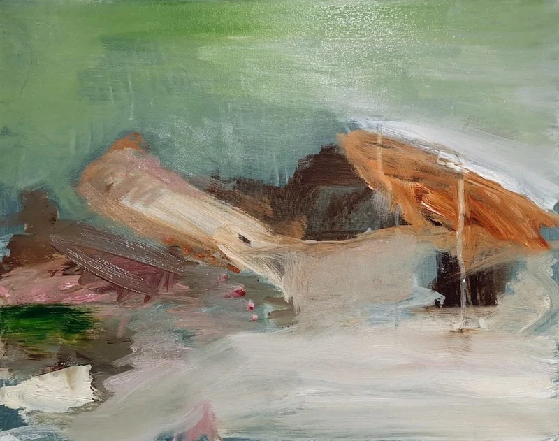 Abstract Coastal Serenity