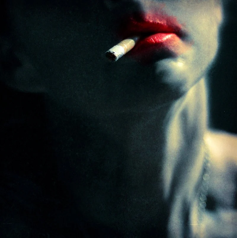 Smoky Red Lips