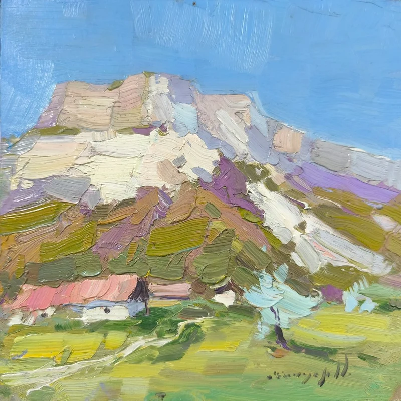 Bright Mountain Landscape