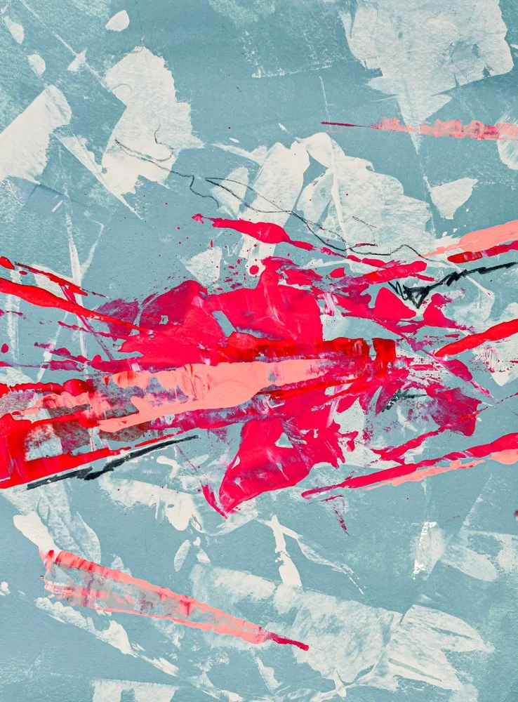 Vibrant Abstract Splatter