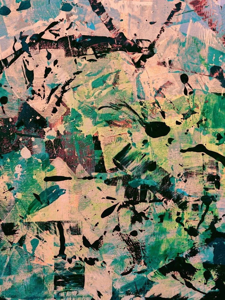 Dynamic Abstract Paint Splatters