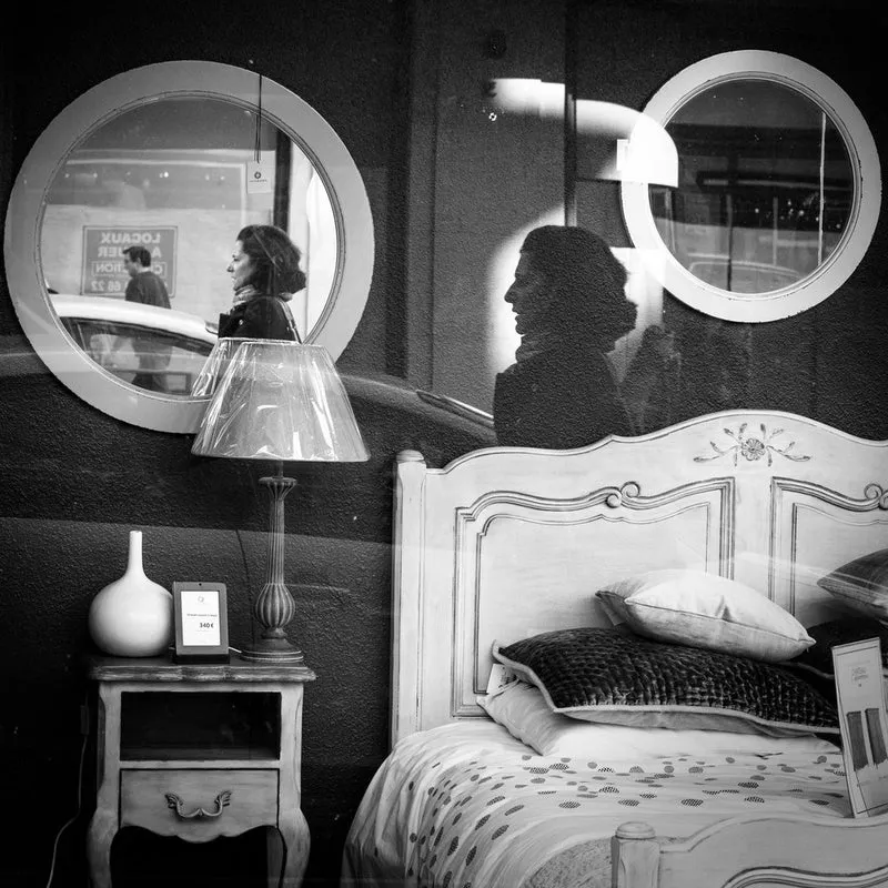 Urban Bedroom Reflection