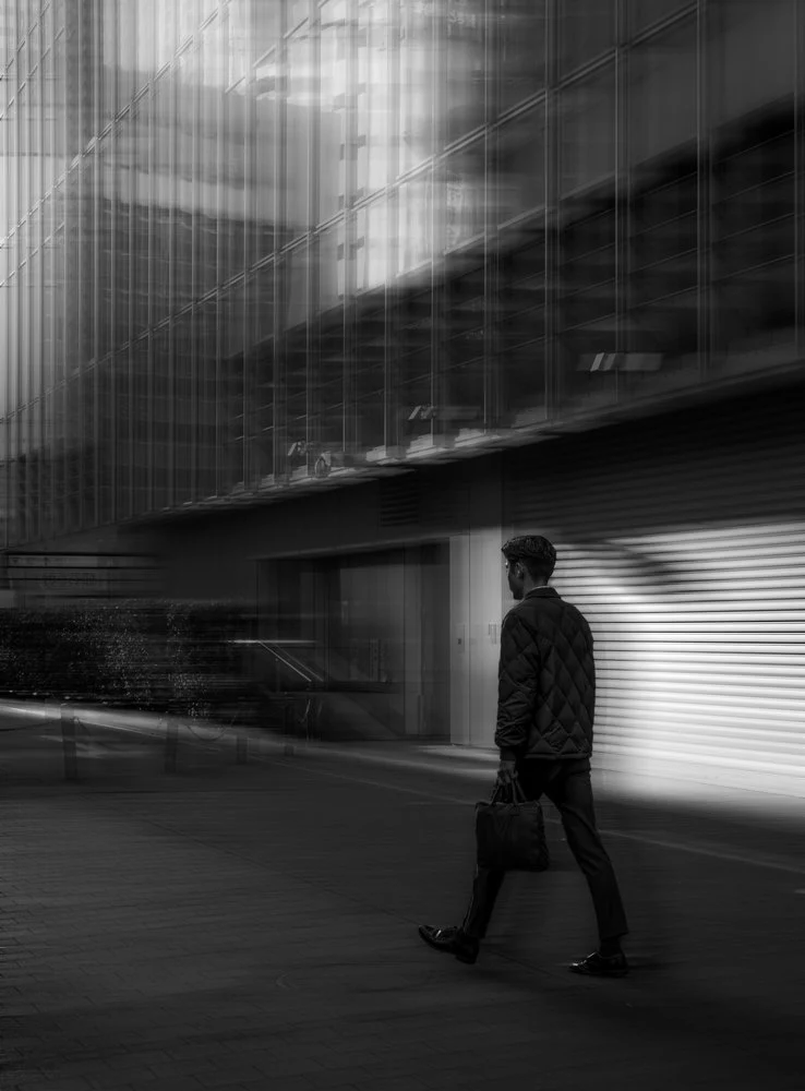 Lone Man Urban Motion