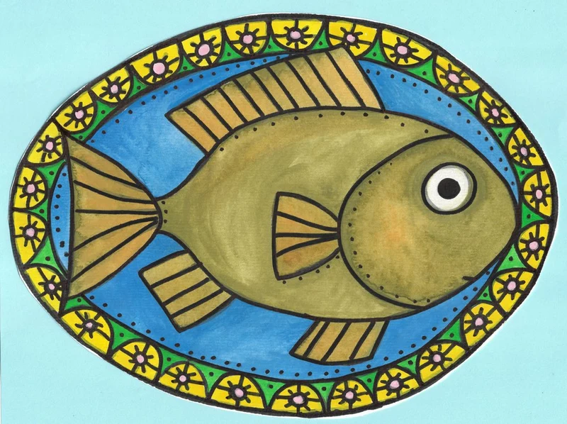 Colorful Folk Fish