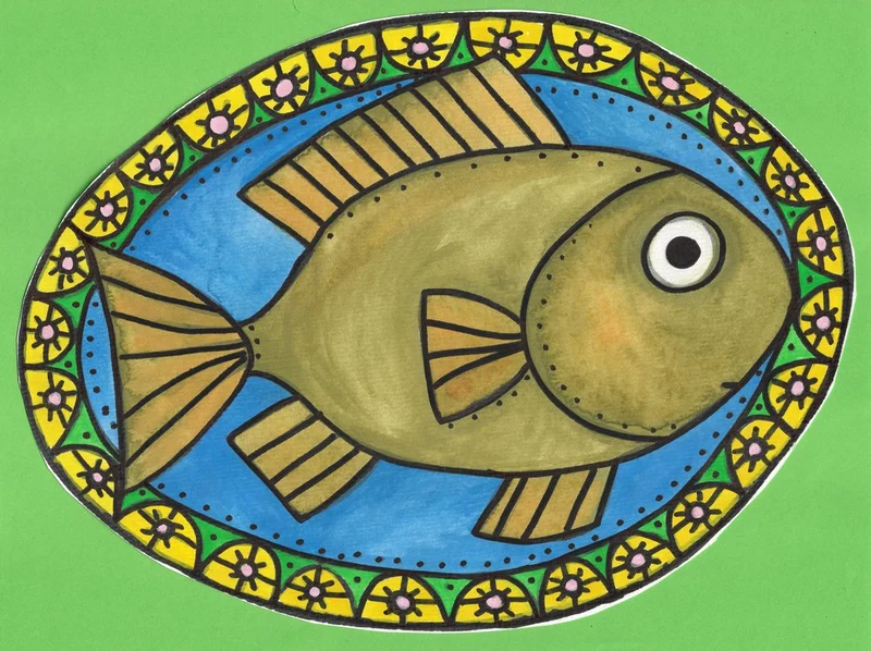 Folk Art Fish