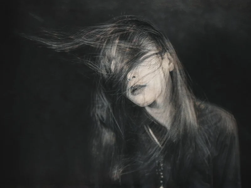 Mysterious Flowing Hair