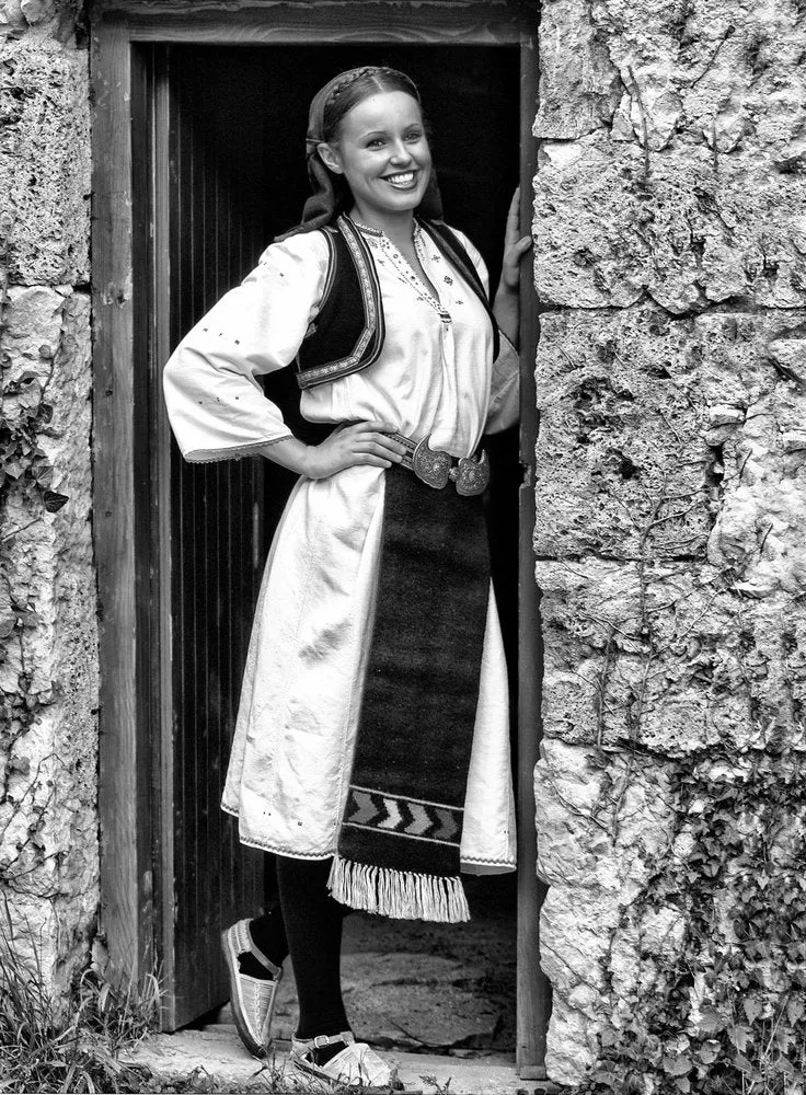 Smiling Balkan Woman