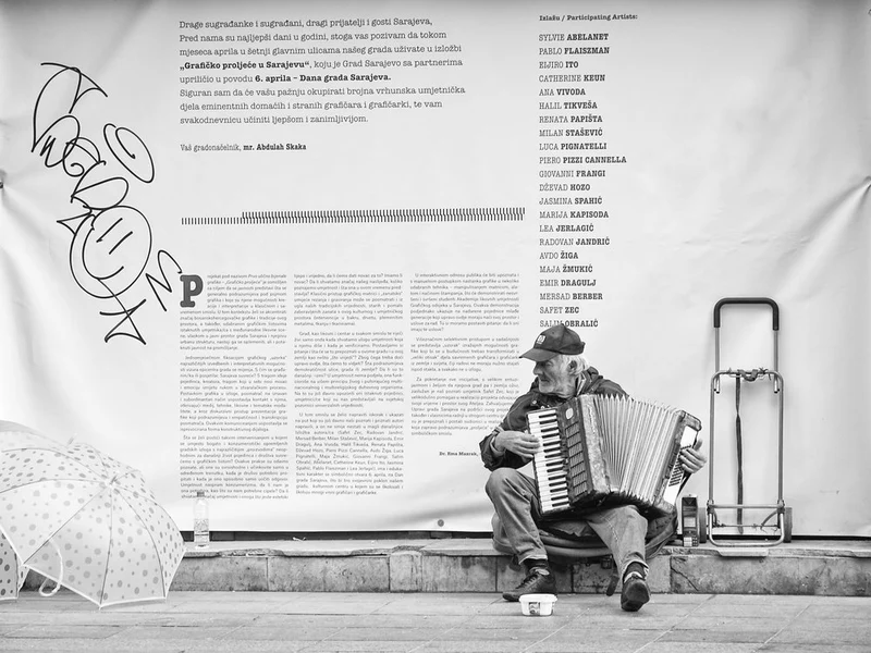Old Man Playing Accordion