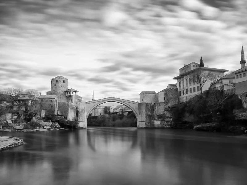 Mostar Bridge Serene Waters