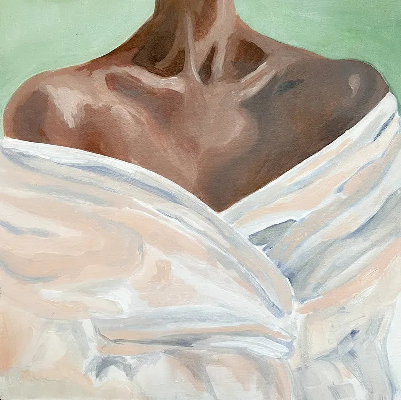 Elegant Draped Shoulders
