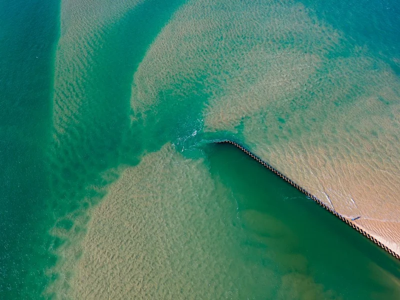 Aerial Ocean Patterns
