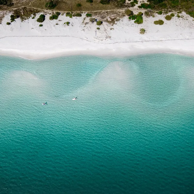 Pristine Beach Paddleboarding