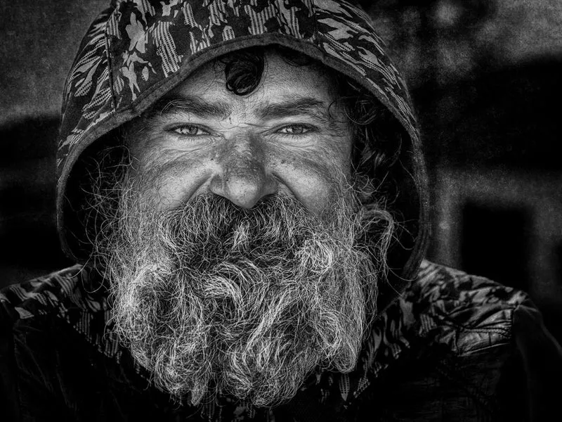 Joyful Bearded Man