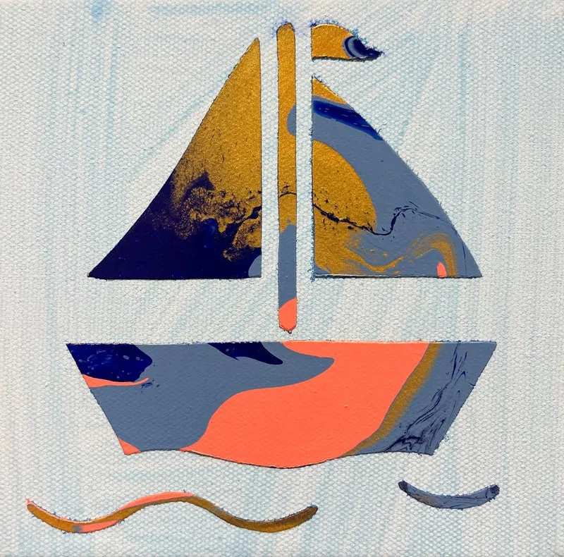 Fluid Gold Sailboat