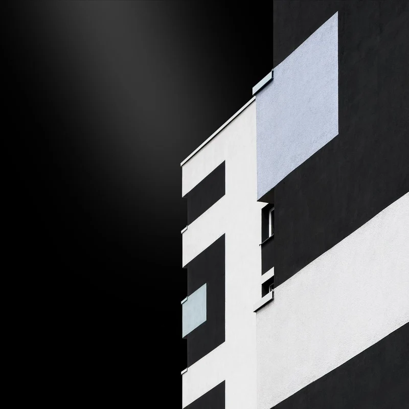 Sleek Geometric Building