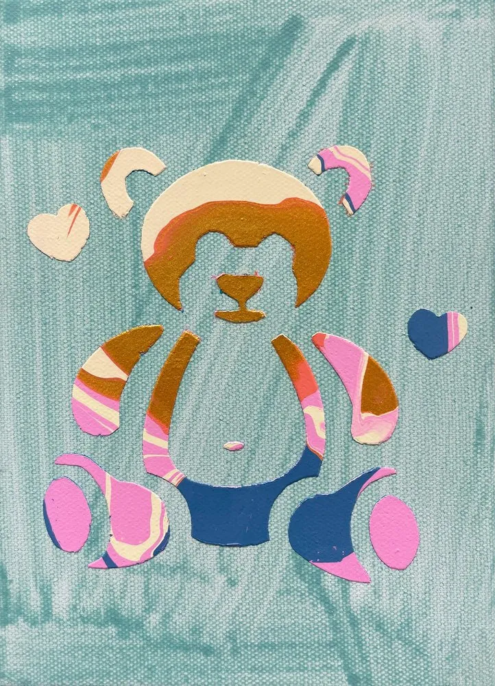 Colorful Abstract Bear