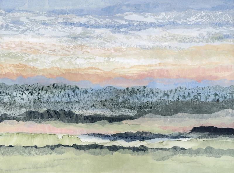 Serene Layered Landscape