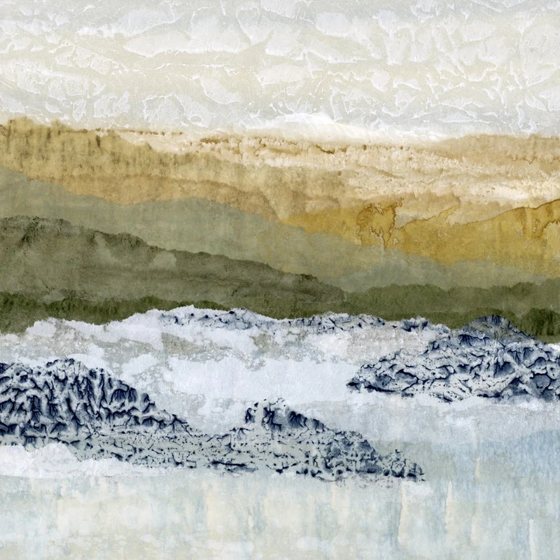 Abstract Mountain Layers