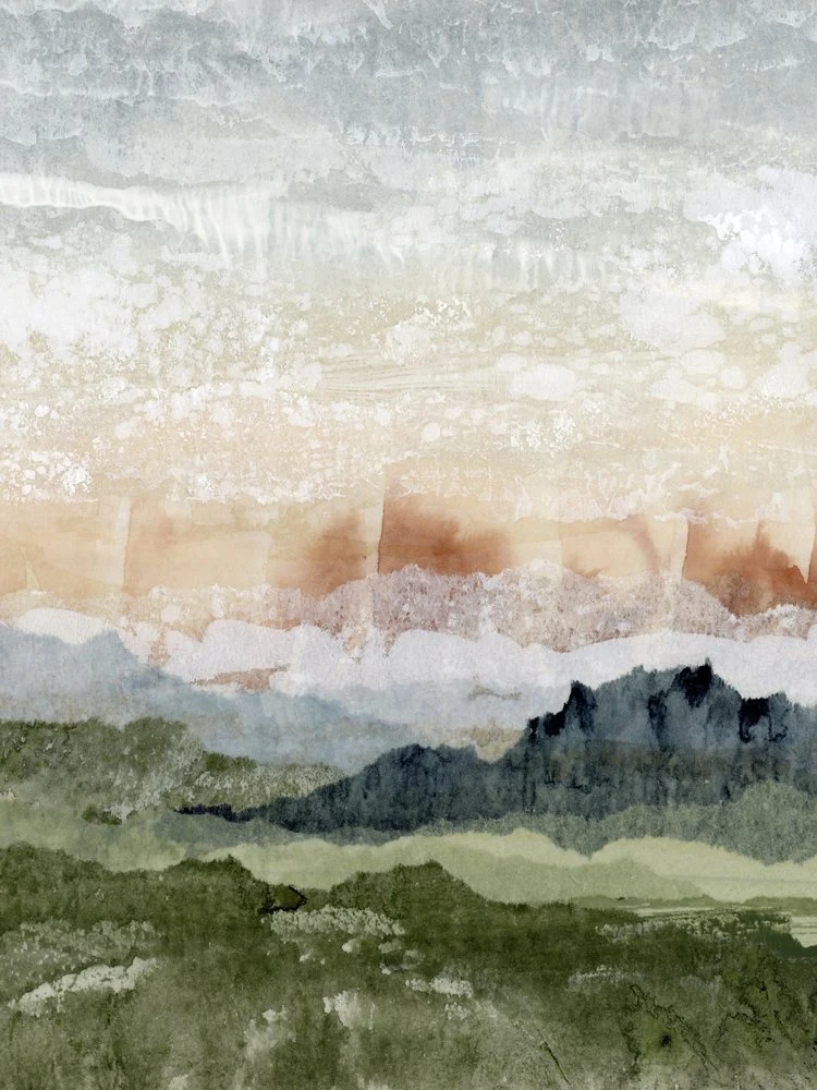 Layered Mountain Landscape