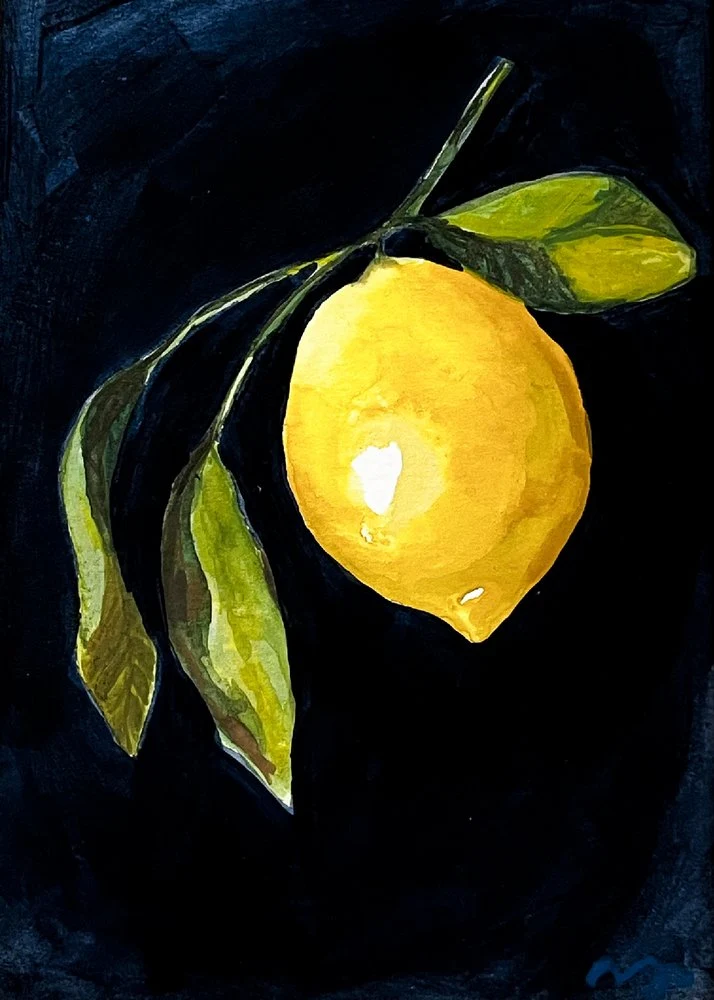 Vibrant Lemon Branch