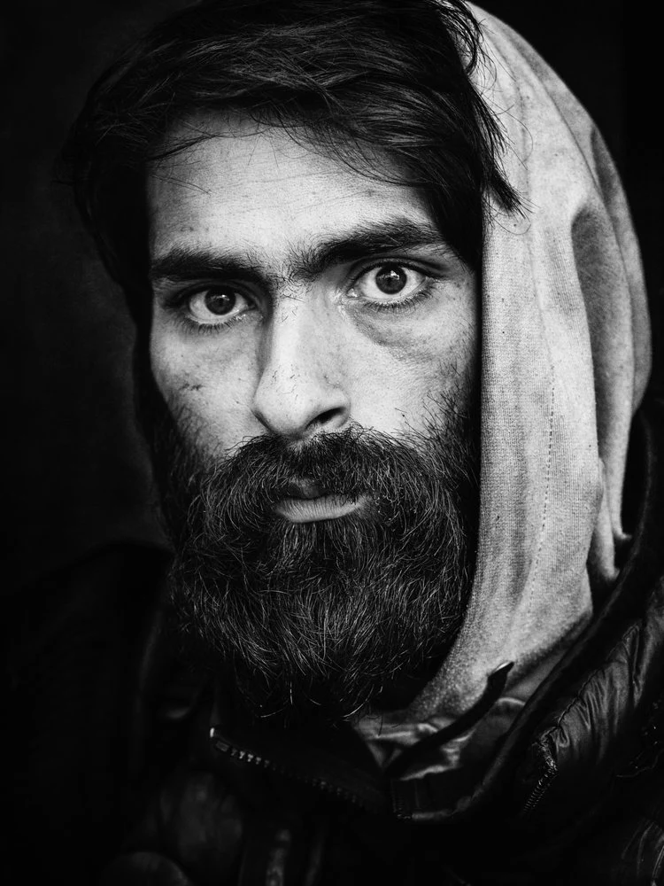 Intense Bearded Man