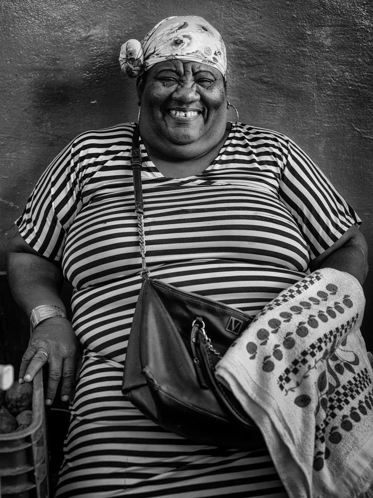 Joyful Black Woman's Smile