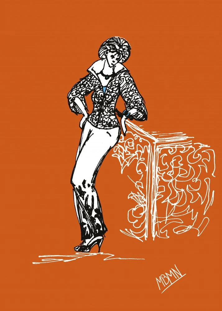 Elegant Fashion Sketch