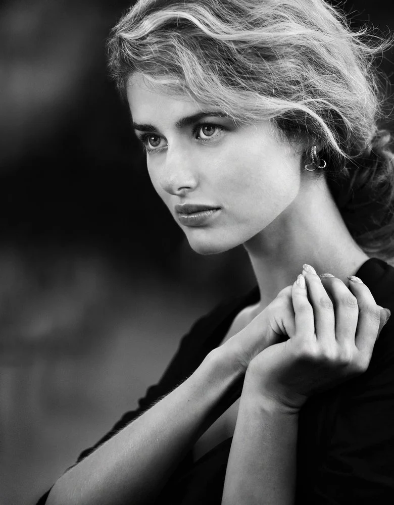 Pensive Blonde Woman