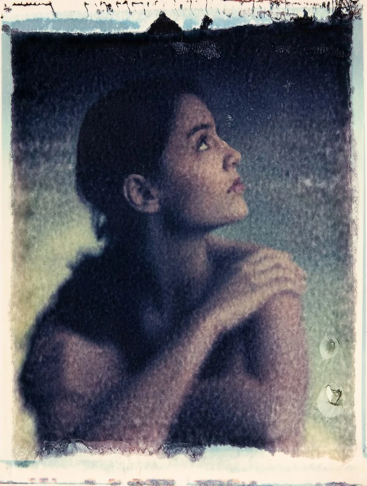 Contemplative Woman Profile