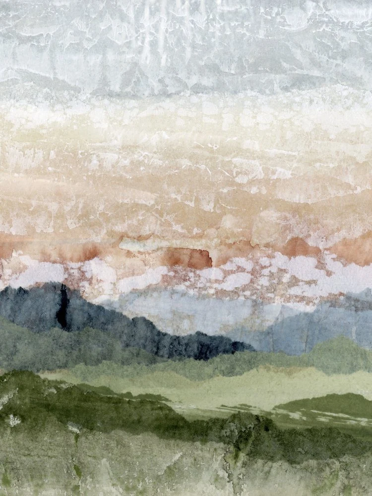 Abstract Mountain Hues
