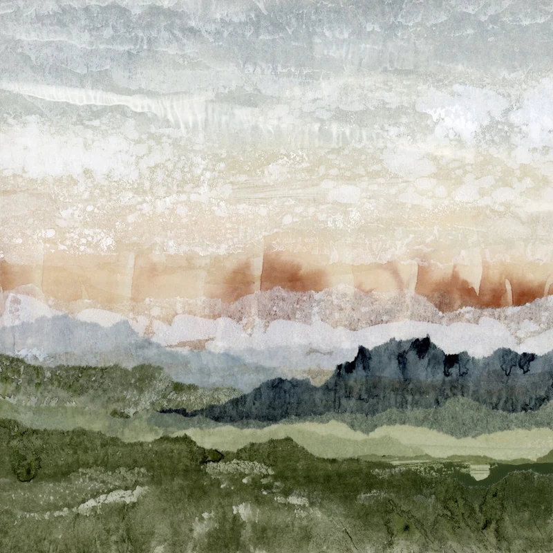 Layered Mountain Abstract