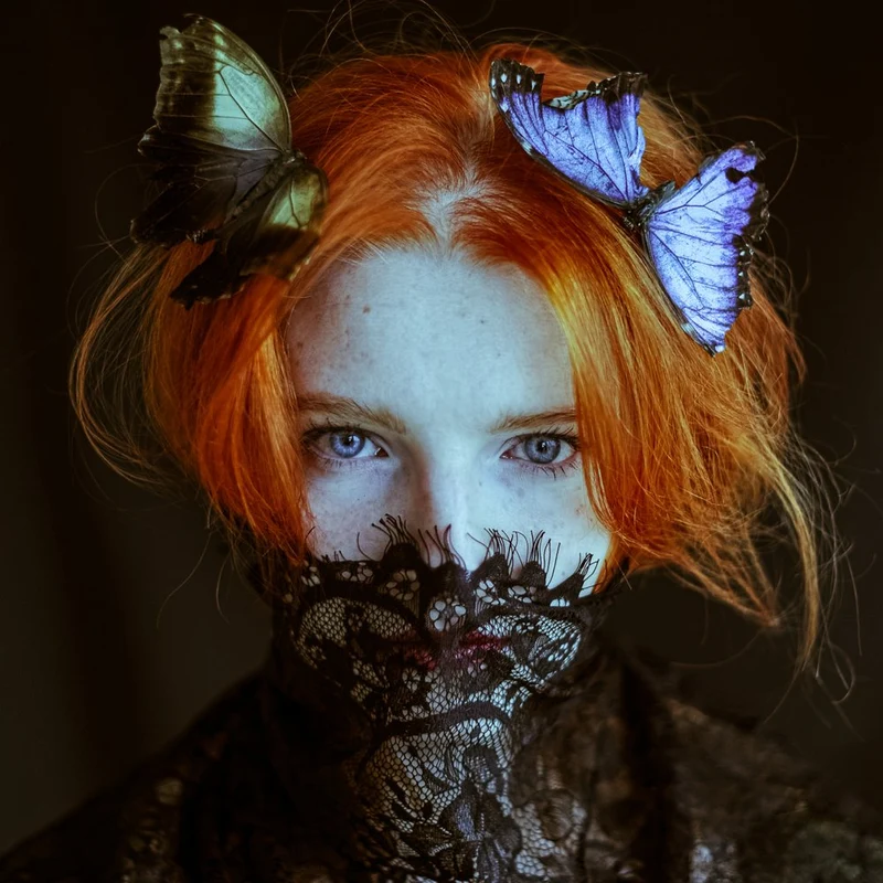 Ethereal Redhead Butterflies