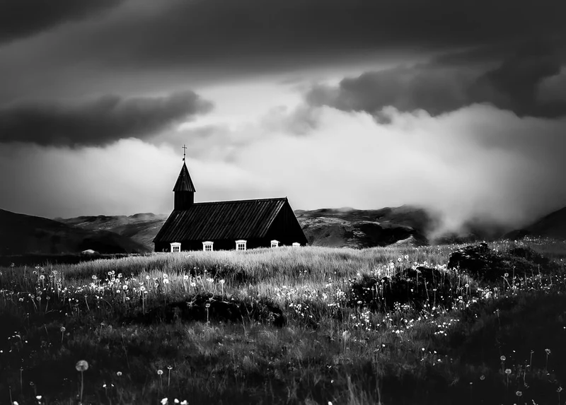 Dramatic Church Landscape