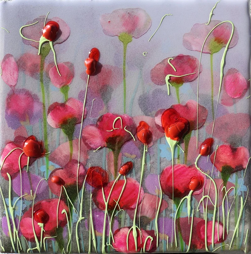 Vibrant Red Poppies