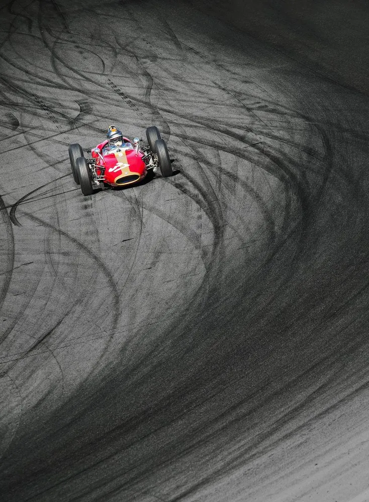 Vintage Race Car Drift
