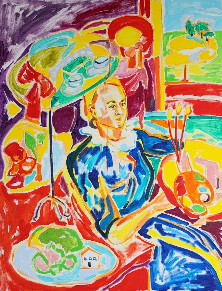 Vibrant Artist Portrait